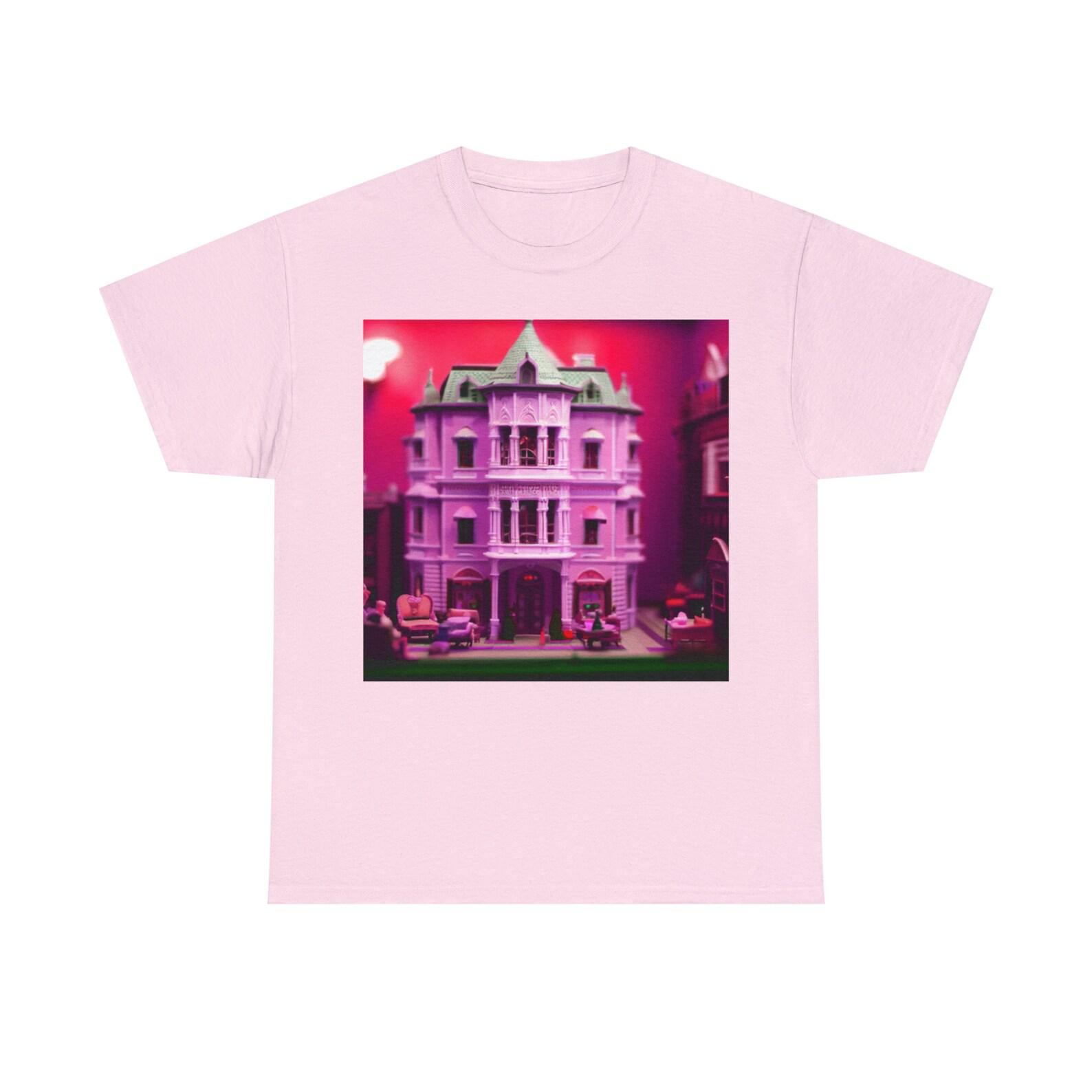 Pink House at Night Tee 120