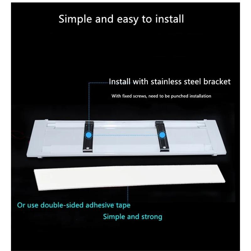 72 LED Interior Light Bar 12V-80V for Car/Van/RV/Truck - Bright White with Switch