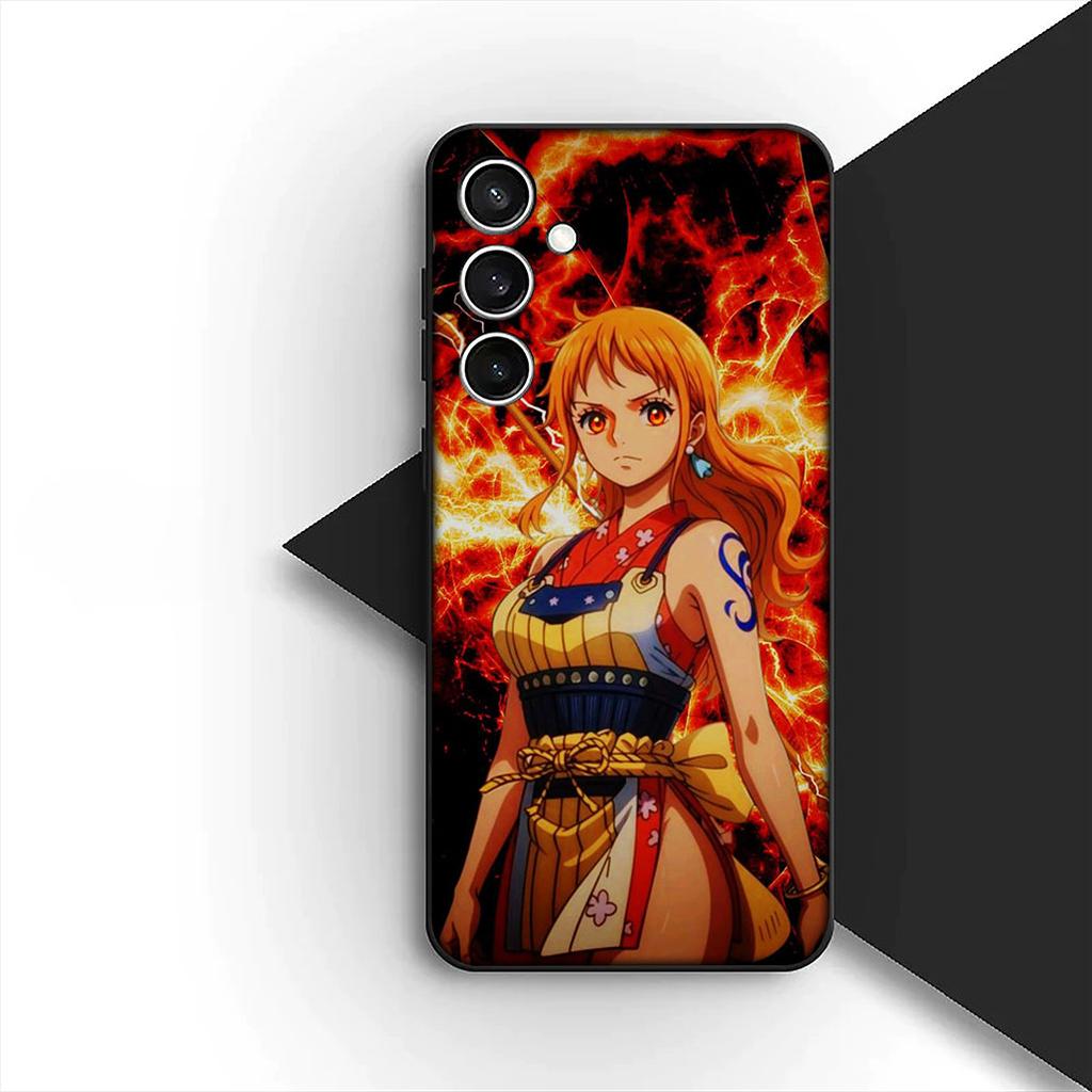 Cover for Samsung Galaxy S10 S8 S9 Plus A33 A34 A31 70 A71 A72 Note 20 9 8 S10E Phone Case Nami Roronoa Zoro One Luffy Pieces