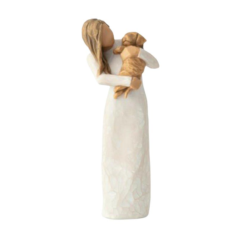 Romantic Family Themed Resin Craft Figurine For Home Decor Ideal For Valentine's Day Gift