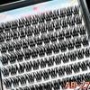 100-120 Cluster Self-Adhesive False Eyelashes,perfect for Women makeup,pre-bonded,14mm,C+ Curl,Long-lasting,waterproof,windproof