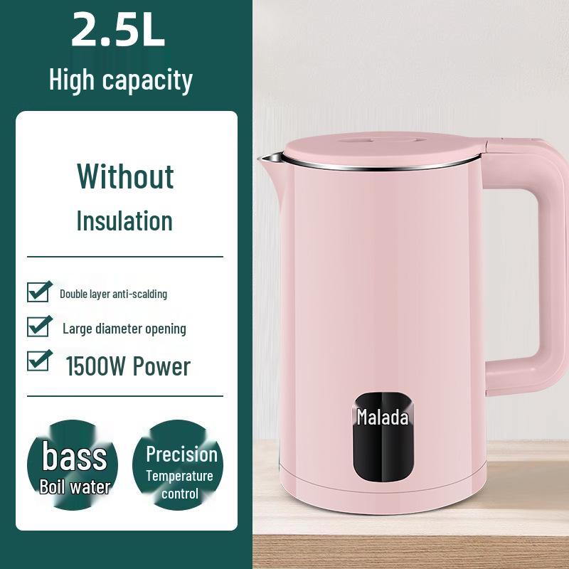 

Умный электрочайник Wanlida: Большая вместимость, Постоянная температура, Бытовая изоляция 1500W Electric Kettle