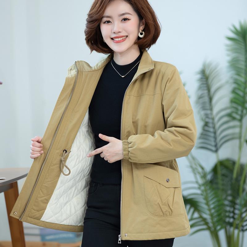 Women's Short Fashion Hooded Coat - 2025 Autumn/Winter, Plus Size, Loose Casual Thickened Jacket