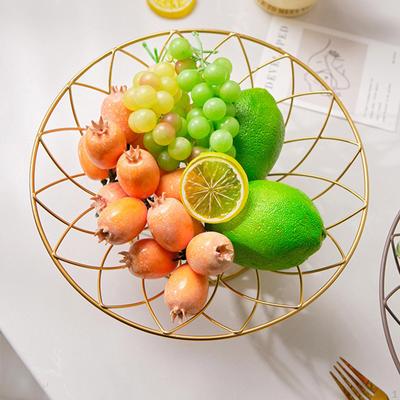 Fruit Basket Storage Minimalist Multipurpose Vegetable Holder Wrought Iron Stand