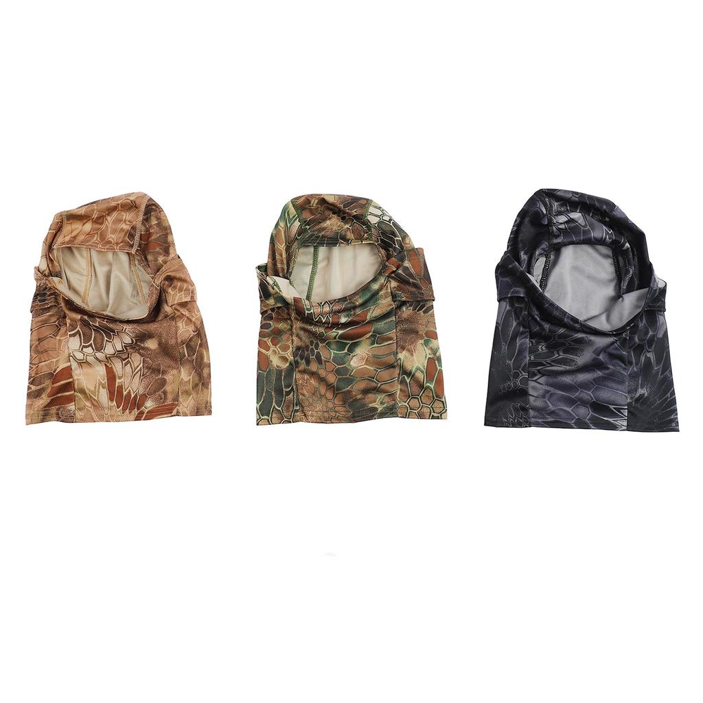 3PCS Riding Head Cover Windproof Sun Protection Breathable Face Neck Hood for Outdoor Sports