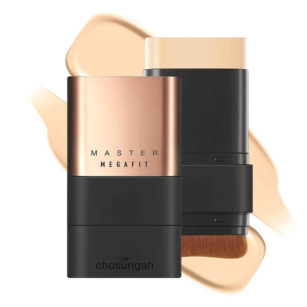 Cho Sung Ah TM Mega Fit Stick Foundation Master SPF50+ PA++++ 16g, 1 Pcs, 01NBEIGE