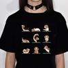 Beagle t shirt Women comic graphic streetwear tshirt girl funny clothing