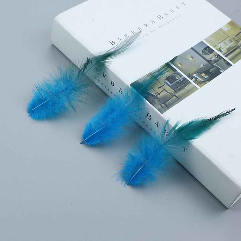 Long Red Pointed Feathers Colored Chicken Feathers Dream Catcher Cat Stick Decorative Accessories Diy Handmade Materials