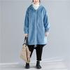 long sleeve Plus size hooded Cotton jaket causal loose spring autumn winter women Jacket Coat