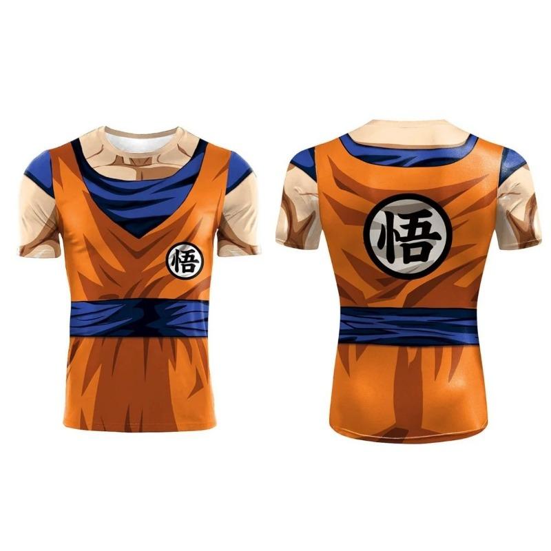 Men s Anime Dragon Ball Broly T Shirt 3D Printed Short Sleeve Unique Character XXS