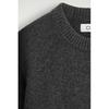 Cos Japan Cashmere Crew Neck Sweater Charcoal Melange