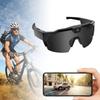 Óculos de Sol com Câmera Esportivos de Ação Óculos Inteligentes Câmera de Vídeo 1080P Óculos para Homens Mulheres Gravador Externo para Bicicleta Motocicleta