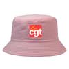 France CGT Reversible Bucket Hats Girl Boy Sun UPF50+ Cotton Summer Hat Men Women Confédération Générale Du Travail Panama Hat