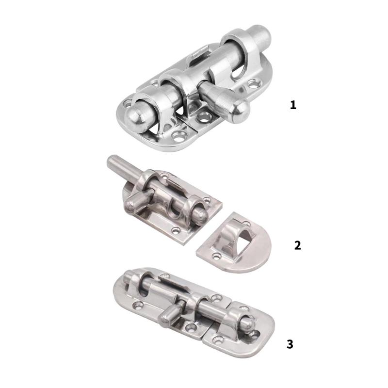 Universal Marine Door Fastener Bolt Latches Steel Construction Hatches Locking Easy Installation for Vessel Applications