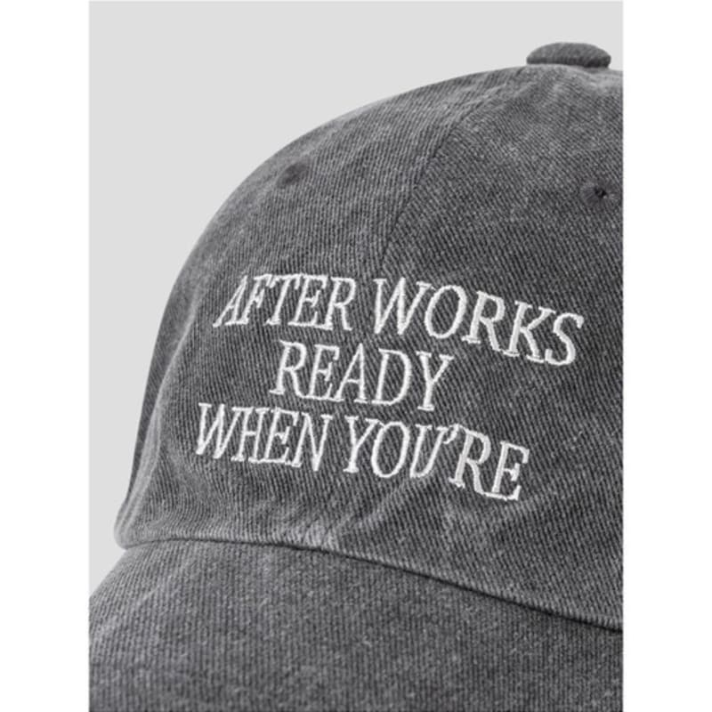 8seconds Pigment Letter Ballcap Ash (29578BWY94)