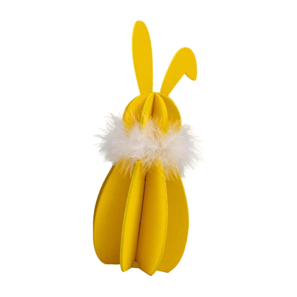 Easter Bunny Decoration Easter Bunny Wooden Sign Novelty Freestanding Sturdy Detachable Table Centerpiece for Home Entrance