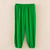 Children's Bloomers Boys and Girls Artificial Cotton Trousers Pajamas Mosquito Pants Performance Elastic Waist Trousers Spring and Summer