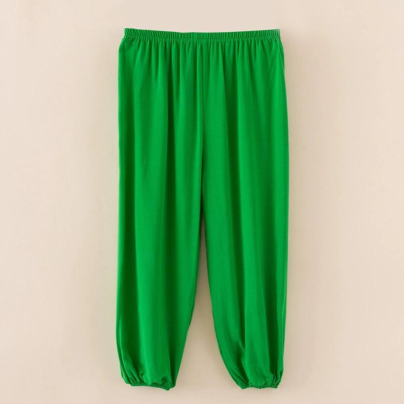 Children's Bloomers Boys and Girls Artificial Cotton Trousers Pajamas Mosquito Pants Performance Elastic Waist Trousers Spring and Summer