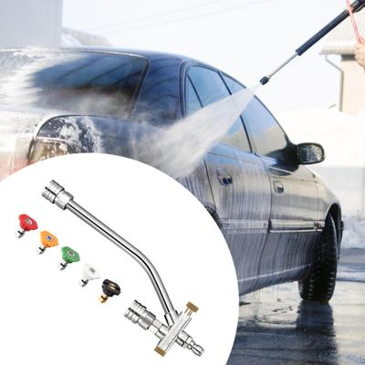 Pressure Washer Double Tip Attachment Cleaning Tool Foam Sprayer Connector Accessory