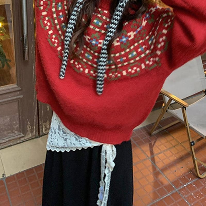 Lace Wrap Skirt Triangular Head Scarf Korean Layering Fashion Head Accessory for Teens and Youth Adult Vacation Wear