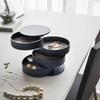 Rotating Multi-Layer Desktop Storage Box Hair Accessories Jewelry Makeup Box With Dustproof Lid
