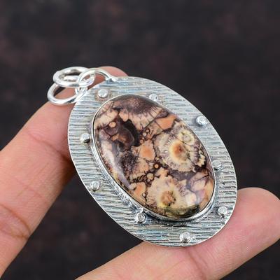 Birds Eye Jasper Pendant Natural Gemstone Jewelry 925 Sterling Silver Pendant Handmade Pendant Amazing Jewelry Gift For Mom Designer Pendant