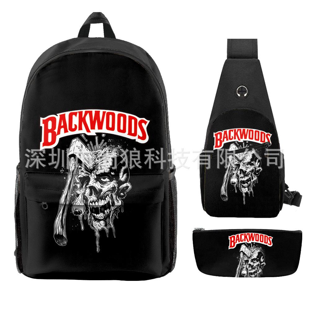 Student School Bag Backwoods Backpack Shoulder Bag School Bag Large Capacity Water-Proof Backpack