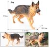 Oenux Dog Animals Model Action Figure Dobermann Shiba Inu Pomeranian Boxer Husky Puppy Figurines Cute Collection Toy Kids Gift