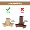 2 PCS Microwave Turntable Coupler, Microwave Oven Turntable Roller Guide Support Glass Tray Drive Coupling Replacement, Microwave-Oven Roller Guide