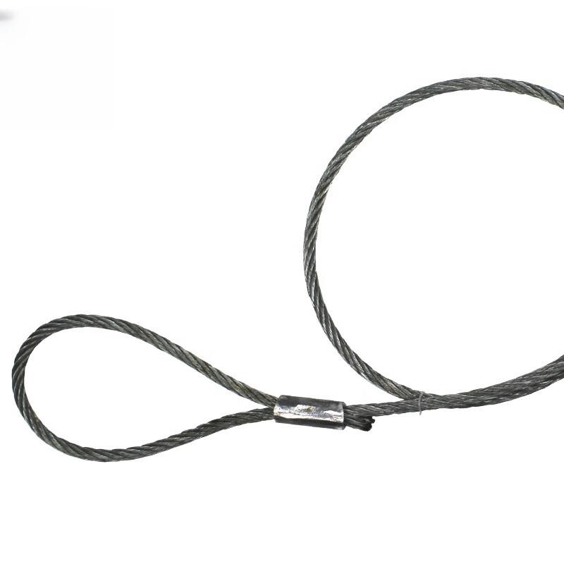 Heavy-Duty Pressed Steel Wire Rope Lifting Sling