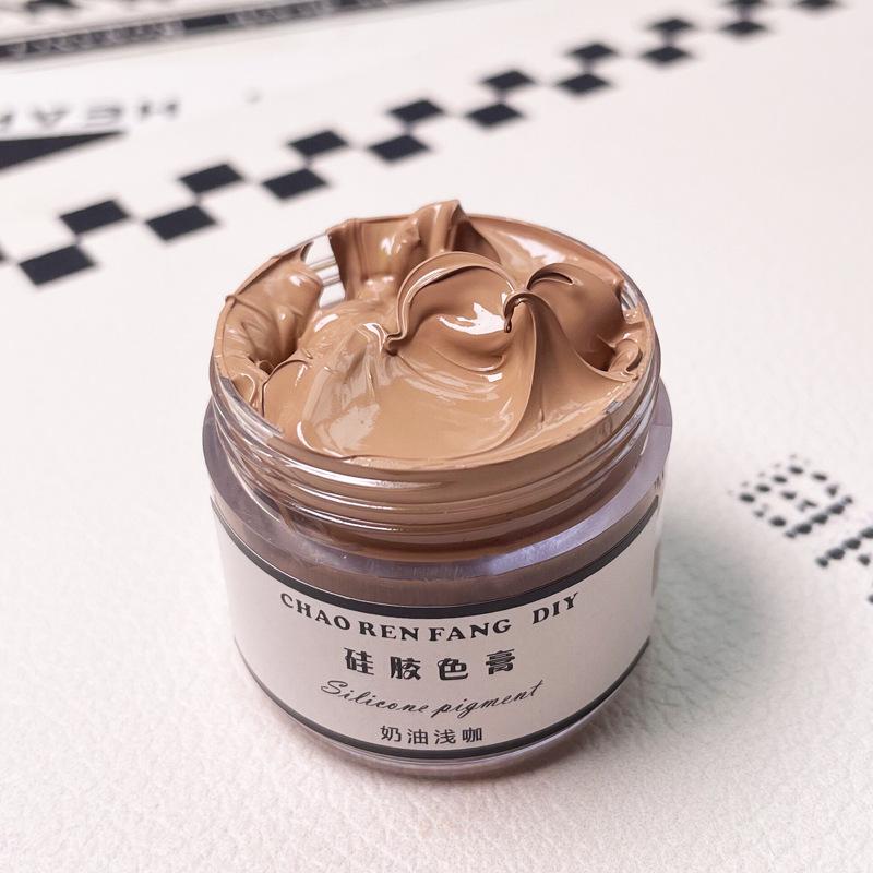 30g Liquid Silicone Color Paste Oily Cream Color Paste Macaron Paint DIY Pinch Glue AB Silicone Color
