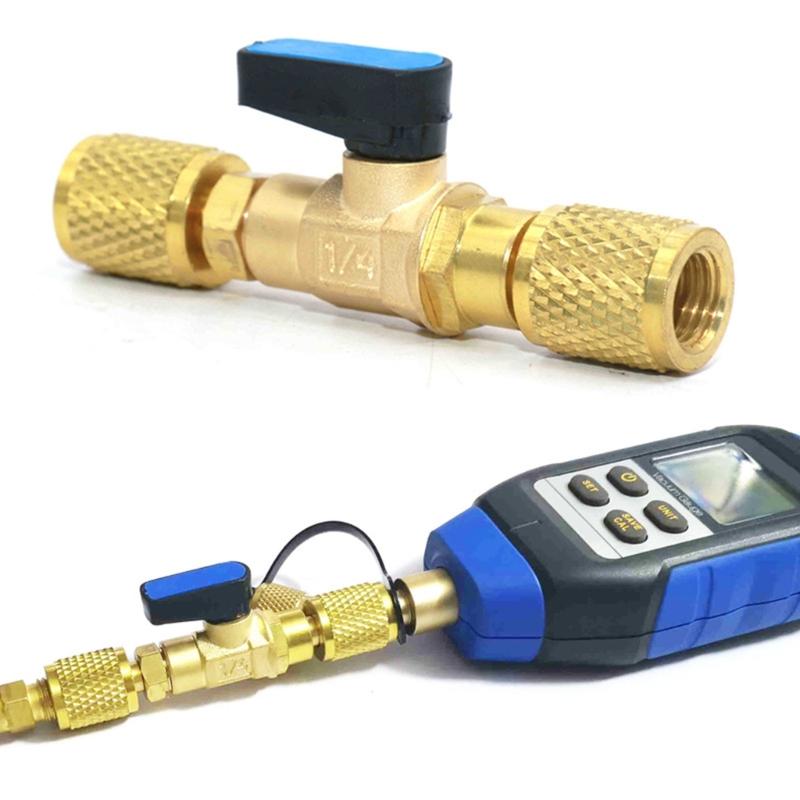Corrosions Resistant Brass Water Connector Featuring Integrated Valves Switches For Quick Shutoff