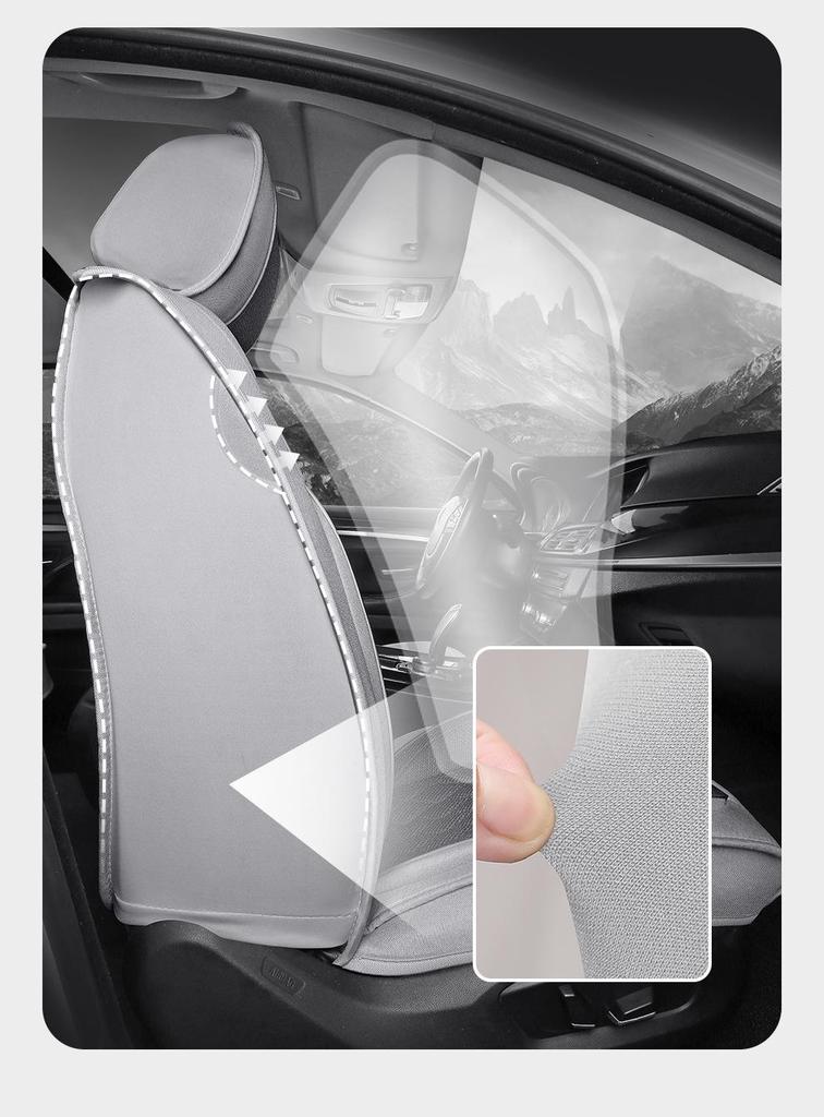 Universal Full Surround Car Seat Covers for All Seasons, Business Style, Five-Seater Coverage