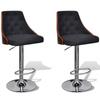Day and Night - Day and Night Bar Stools 2 Pieces of Fabric with Adjustable Height