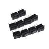 10Pcs 10*15Mm Small Black Rocker Switch Kcd1-11 250Vac/3A 6A 125V Ac 2P Switches