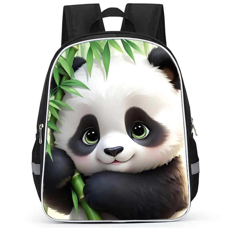 Panda Niedliche Schultasche Verschleißfest Großes Fassungsvermögen Wirbelsäulenschutz Und Anti-Buckel Schüler Party Must-Have Leichter Rucksack