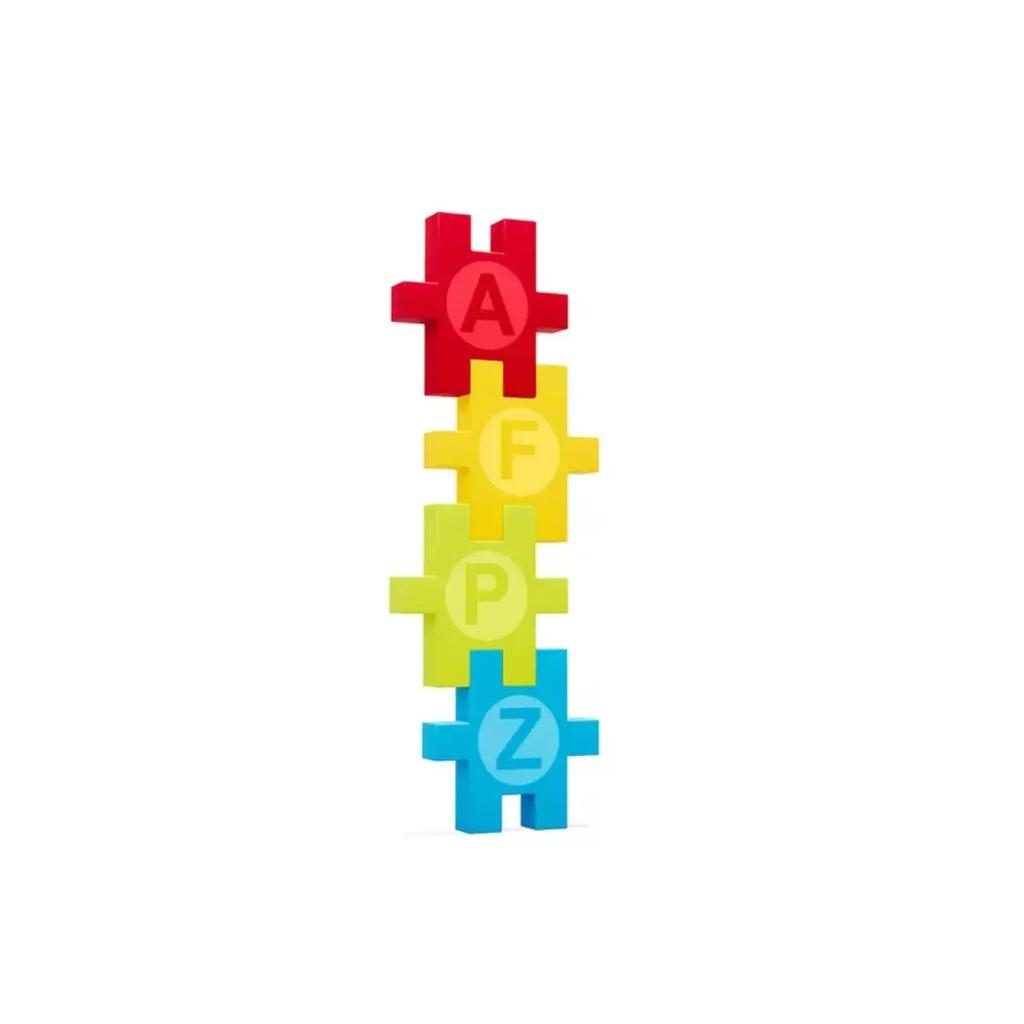 Klocki Edukacyjne Meli Basic Letters Edu 1200