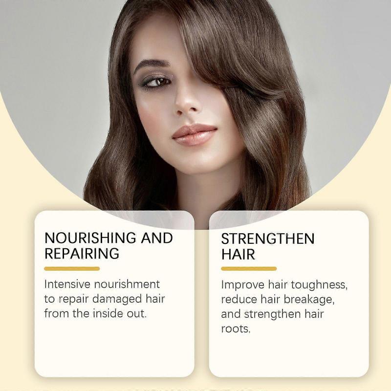 Hoegoa Nourishing Hair Care Essential Oil Nourishing Moisturizing Hair Natural Luster Fluffy Care Soft Essence Oil