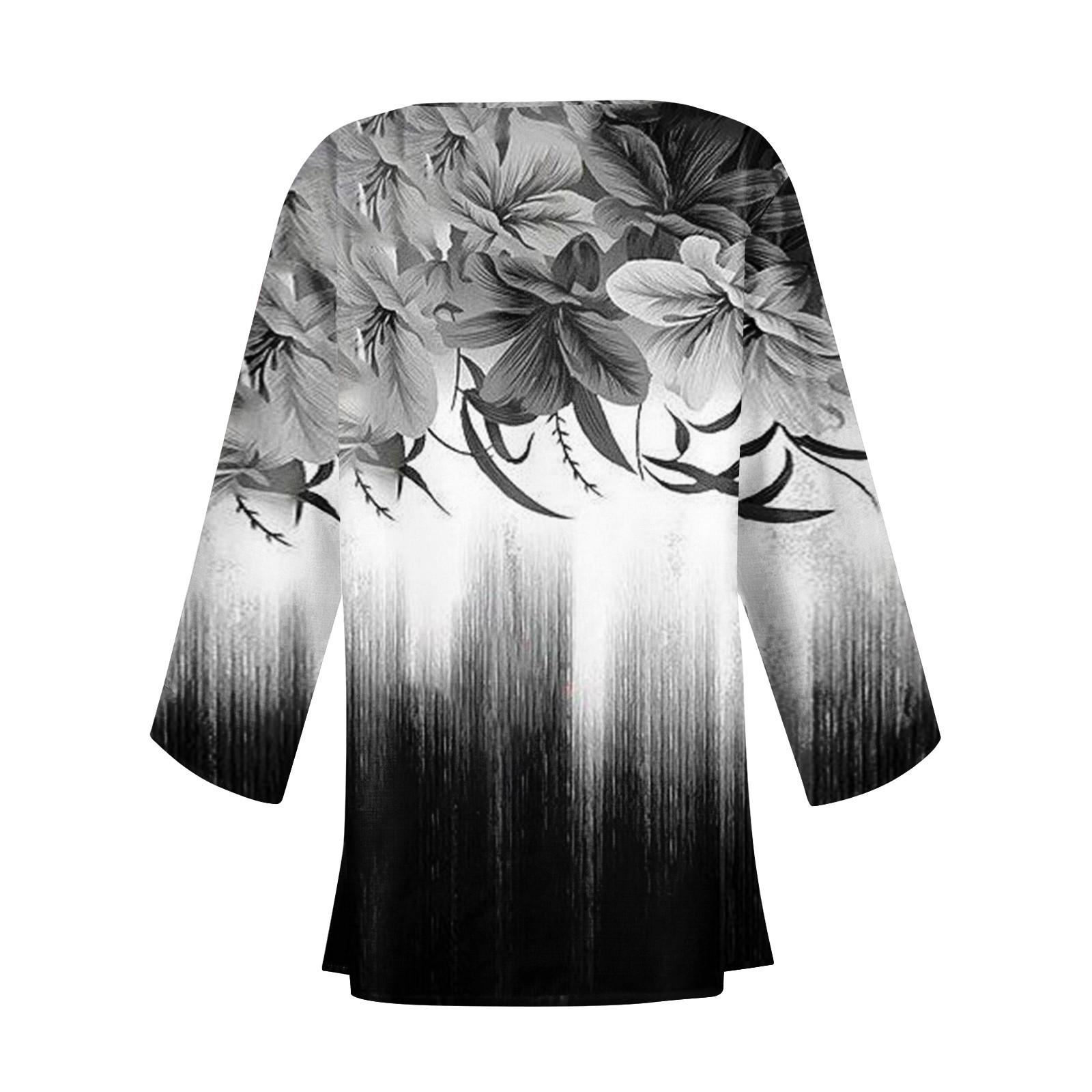 Женская повседневная модная легкая куртка средней длины с принтом в стиле ретро — фото 6