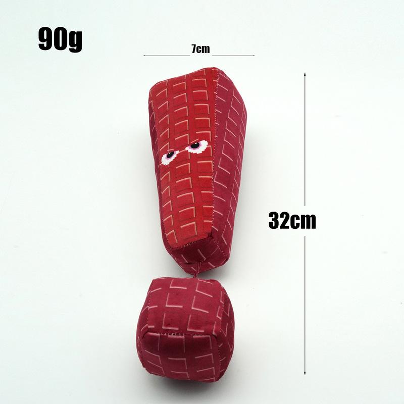New  Steal A Brainrot 67collect Plush Question Mark Plush Doll Cute Anime Peripherals Toy Birthday Christmas Gift