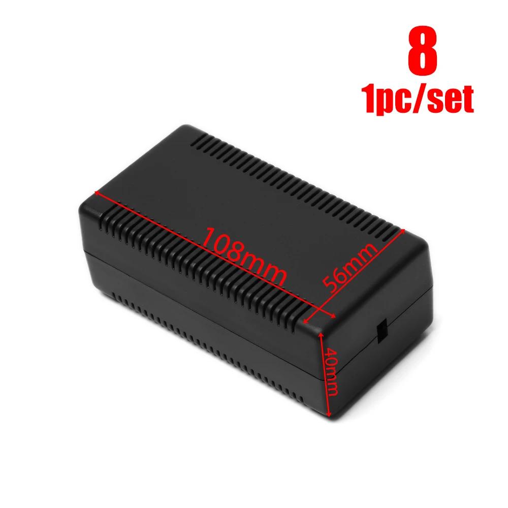 1/2pcs Waterproof Black Housing Instrument Case ABS Plastic Project Box Storage Case Enclosure Boxes Electronic Supplies