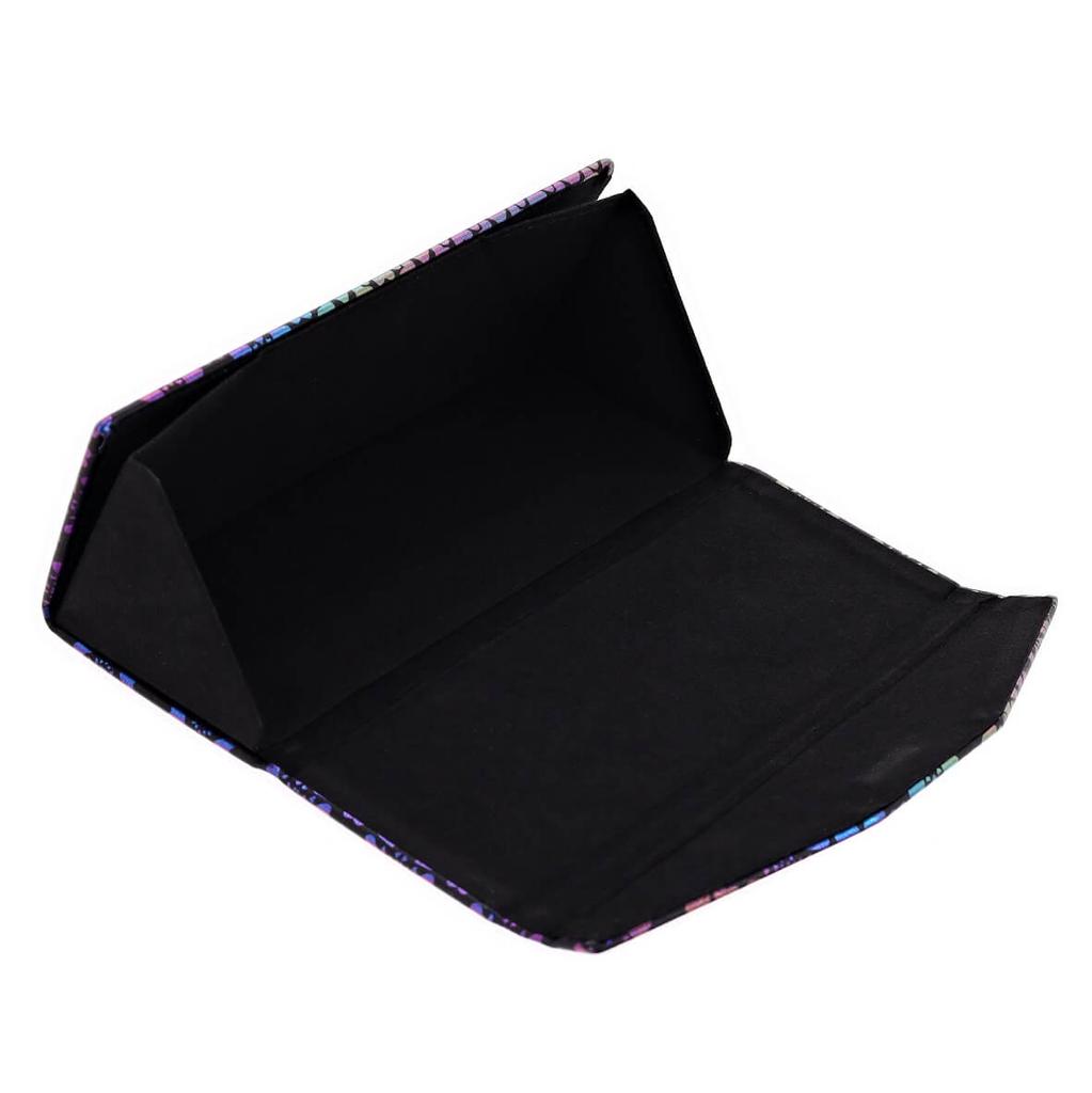 Triangle Foldable Glasses Case ET-133D Powder
