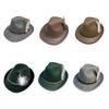 Outdoor Male Derby Hat Halloween Fedora Hat Teens Lovely Festival Sunproof Hat
