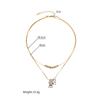 Atoztide Fashion Bohemian Style Ocean Series Pendant Necklace for Women Stainless Steel Multiple Styles Necklace Jewelry Gift