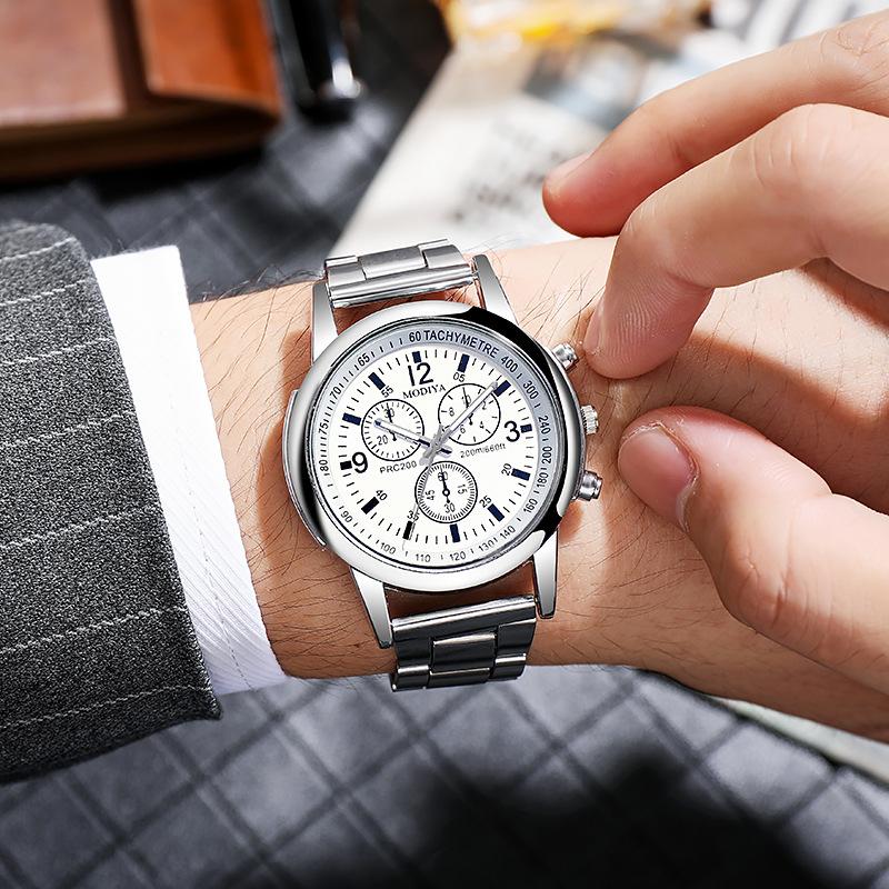 Fashion Mens Sports Watches Luxury Men Stainless Steel Quartz Wrist Watch for Man Business Casual Relogios Masculino Reloj