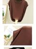Women's Modal Sleeveless Loose Plus Size Round Neck Summer Top