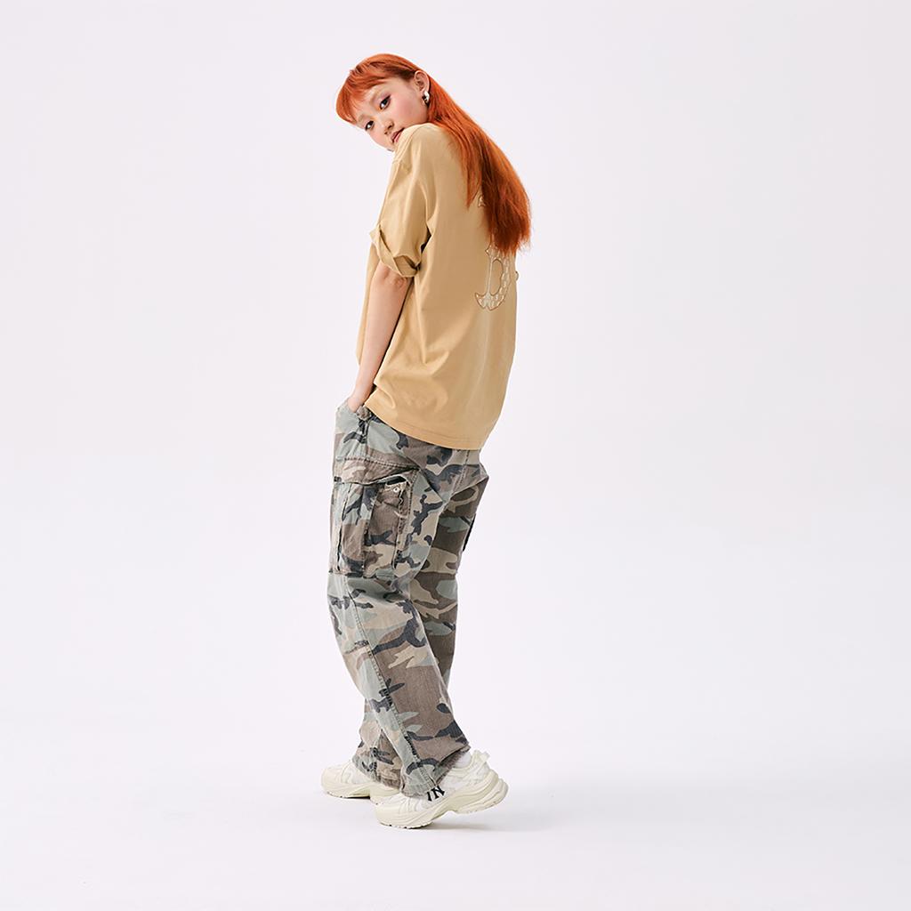 New MLB Boston Red Sox Basic Collection SS25 T-Shirt Unisex Light Beige Yellow 3ATSM0653-43BGL