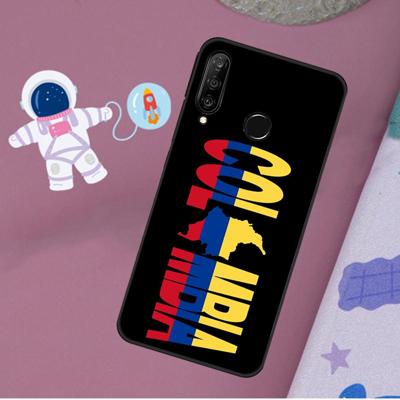 Colombia Flag For Huawei Nova 10 9 SE 11 Pro Y60 Y70 Y90 Y61 Y91 Y72 Y73 12i 11i 8i P20 P30 P40 Lite Case