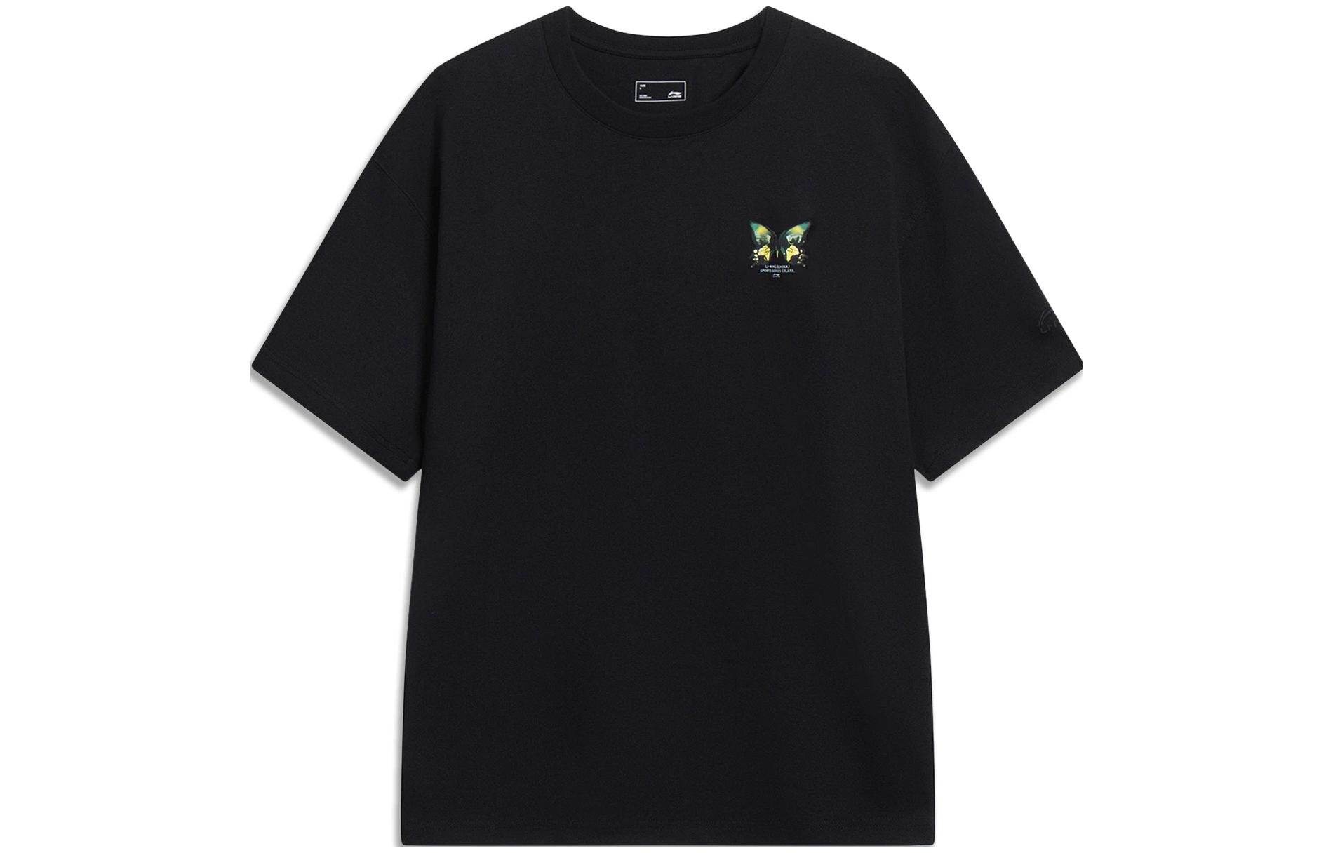 Li Ning China Culture Collection T Shirt Men s Black AHST205-3 L