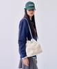 Macni Corduroy String Bag_Ivory